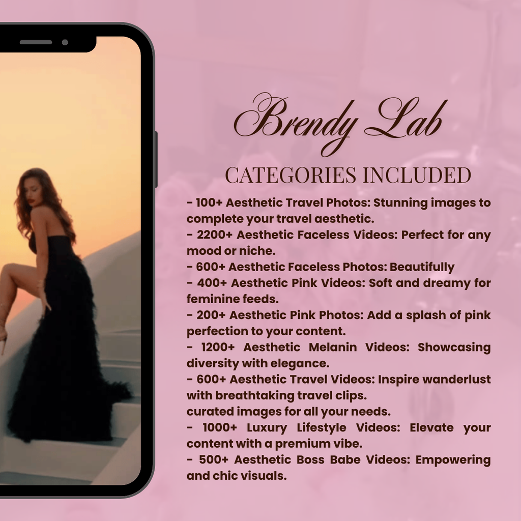 7000 Faceless Aesthetic Reels Bundle with MRR/PLR Resell Rights