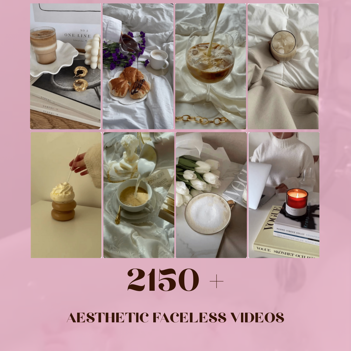 7000 Faceless Aesthetic Reels Bundle with MRR/PLR Resell Rights