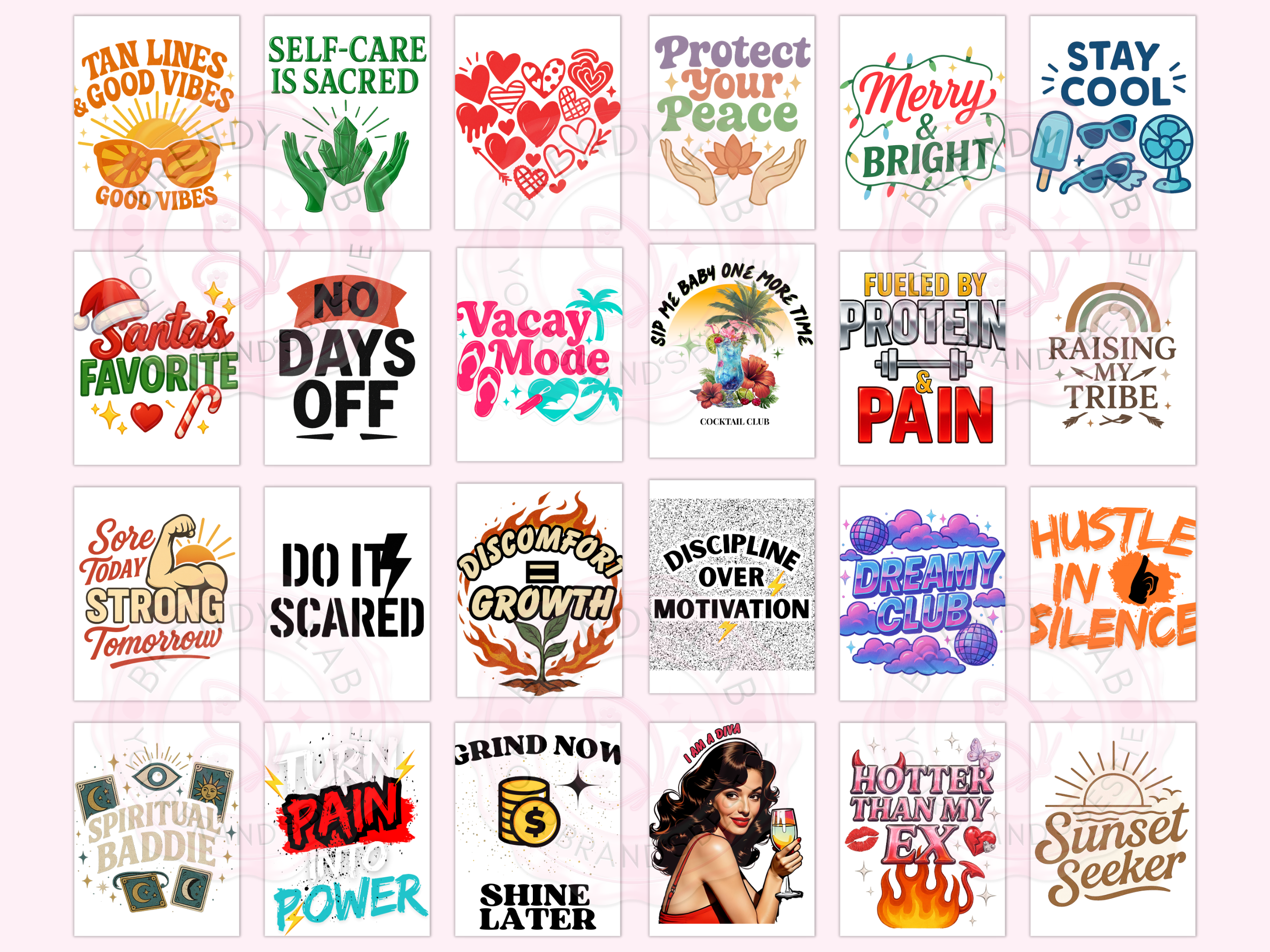 Etsy Shop Starter Kit – 100 Ready-to-Use Designs + Free Etsy Success Guide + Mockups