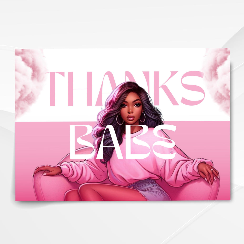 DIY Thank You Card Template: Editable Small Business Packaging (Canva)