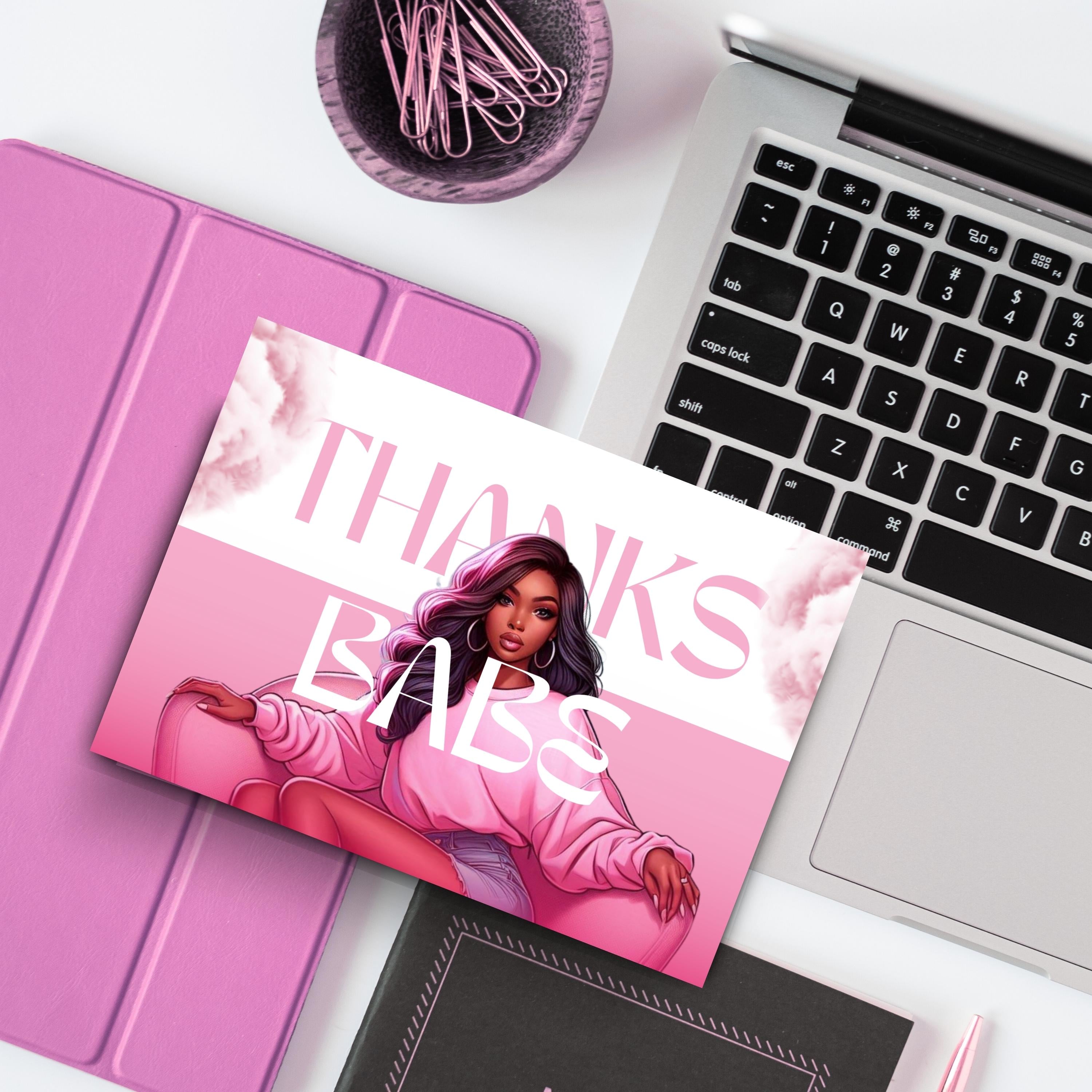 DIY Thank You Card Template: Editable Small Business Packaging (Canva)