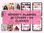 Serenity Wellness & Self-Care Planner PLR Bundle