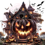 Haunted House Clipart Bundle: 30+ Spooky Halloween PNG Graphics