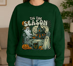 Halloween Themed Sweatshirt, Cozy Fall Apparel, Unisex Crewneck, Spooky Season Outfit, Halloween Celebration Clothing