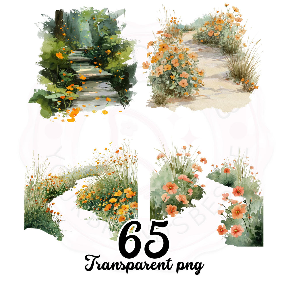 Watercolor Coastal Summer Clipart: Beach Lifestyle Graphics