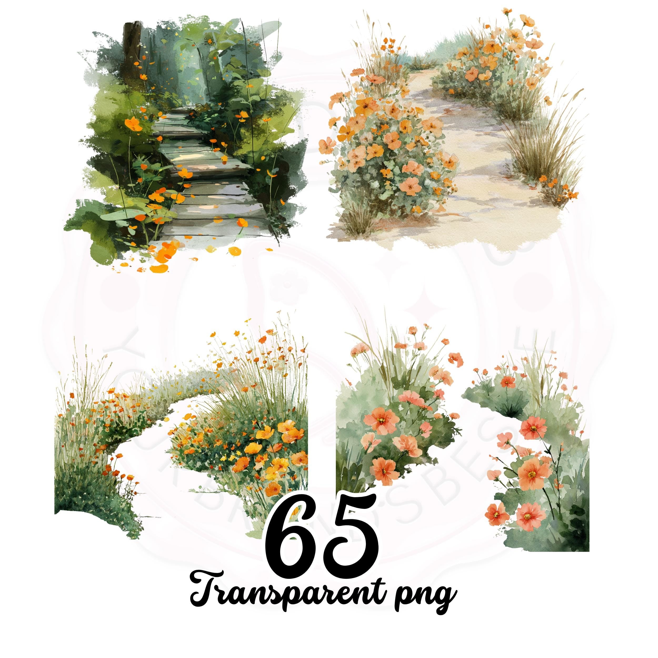 Watercolor Coastal Summer Clipart: Beach Lifestyle Graphics