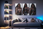 Black Woman Art: Glam Goddess Illustrations - Print-on-Demand, Journaling
