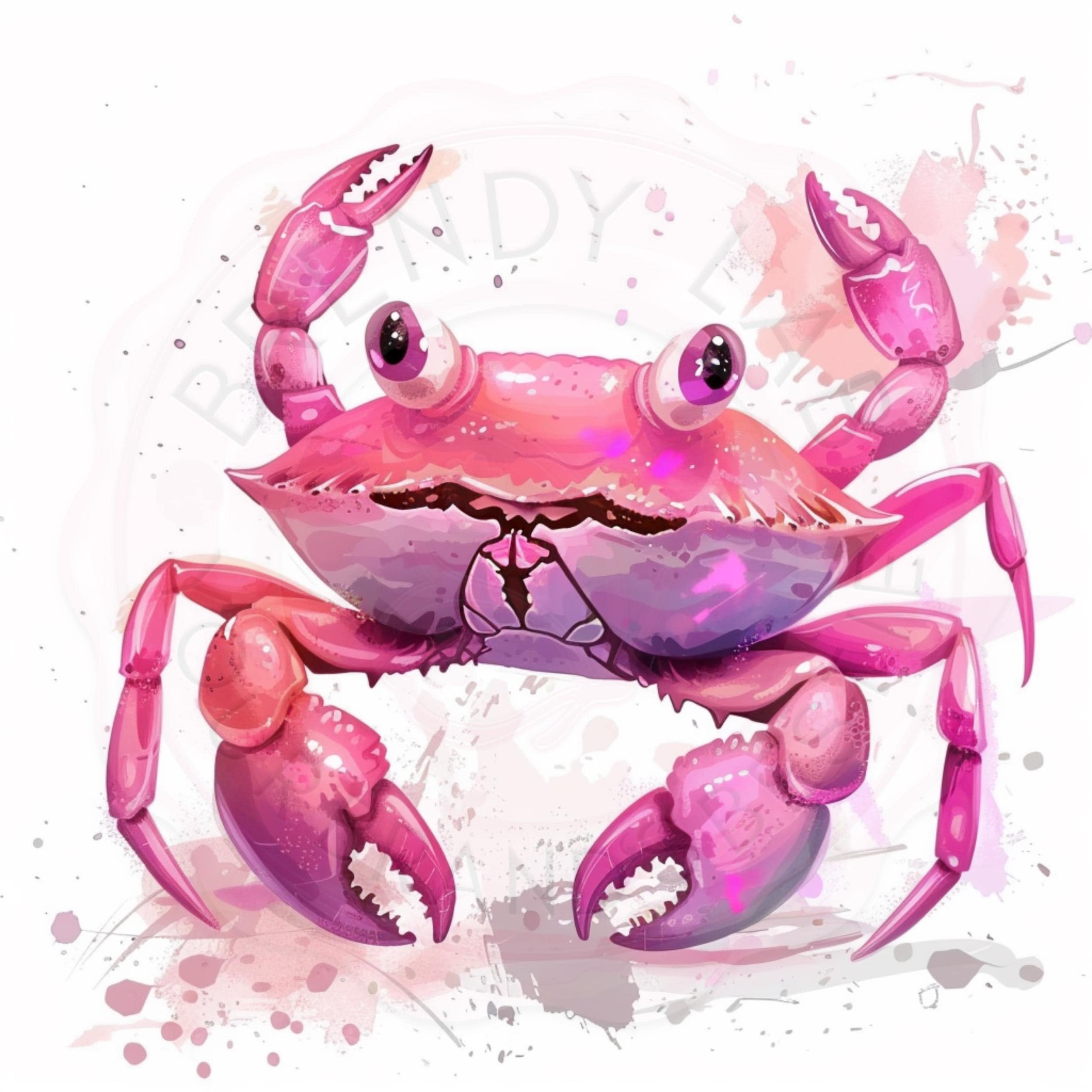 Watercolor Sea Animals Clipart Bundle , Cute Ocean Creatures PNG | Dolphin, Whale, Turtle, Shark, Jellyfish, Crab, Octopus