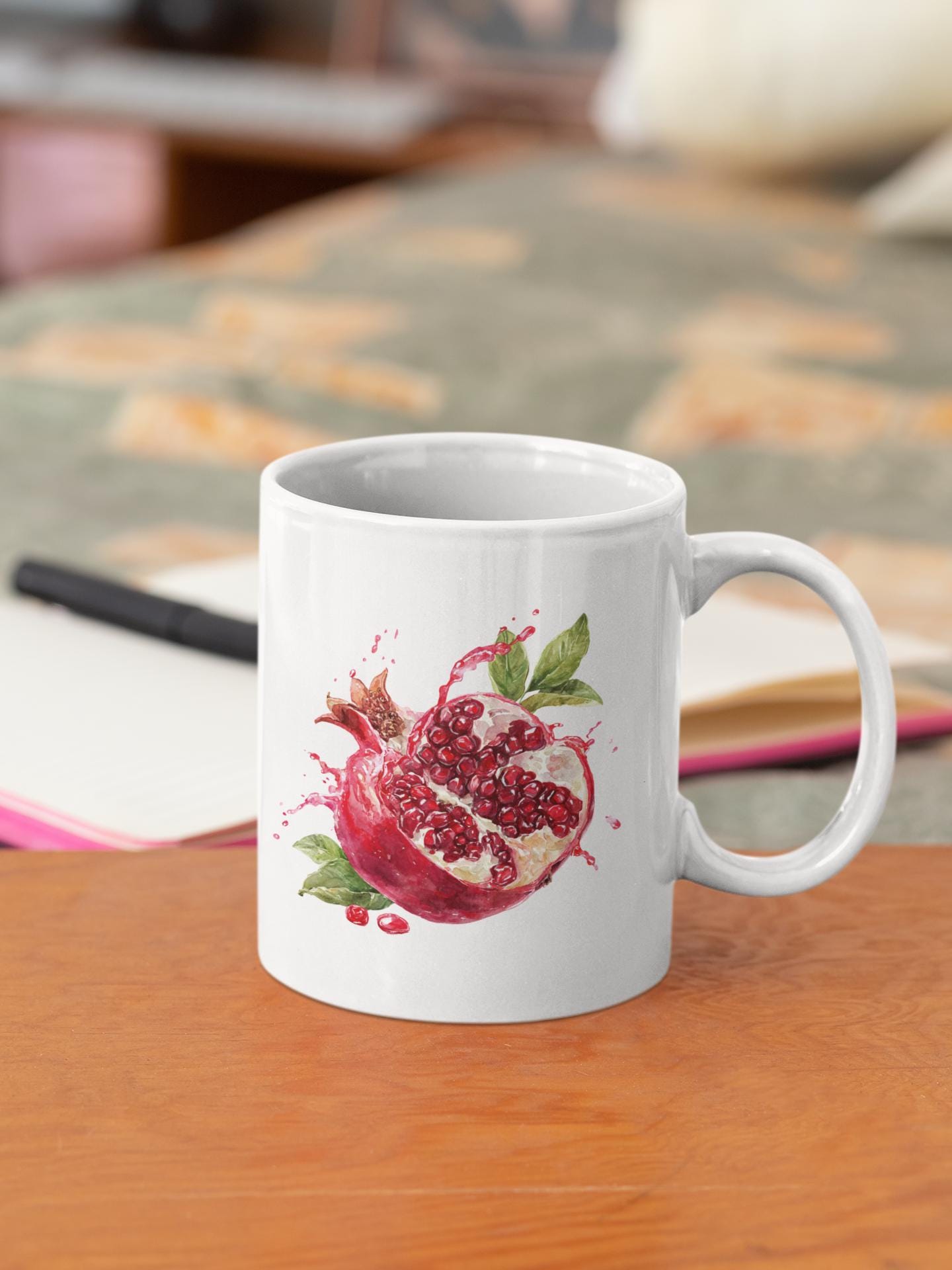 Fruit Watercolor Clipart Bundle: Food Stickers, Mug & Shirt Design
