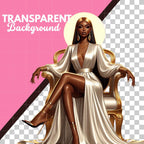 Black Girl Clipart Bundle: Fashionable Afro Women Graphics