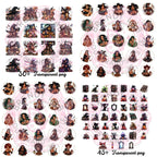 Halloween Clipart Mega Bundle: Witch, Ghost, Sublimation Designs